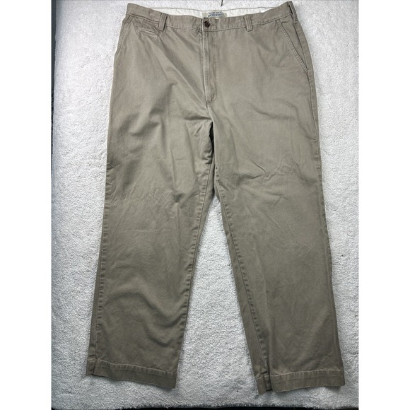 Vintage 90's Wrangler Khaki Pants Workwear Y2K Baggy Men's Size 42x33 Gorpcore - Picture 1 of 14